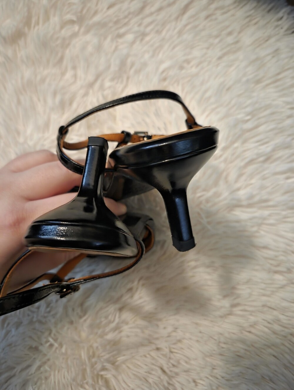 Sezane Selena Sandals in Vintage Black size 37 - Picture 9 of 13